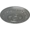 Ekena Millwork Nestor Ceiling Medallion (Fits Canopies up to 5"), Hand-Painted Silver, 25 7/8"OD x 2 1/4"P CM25NESLS - alternate 4